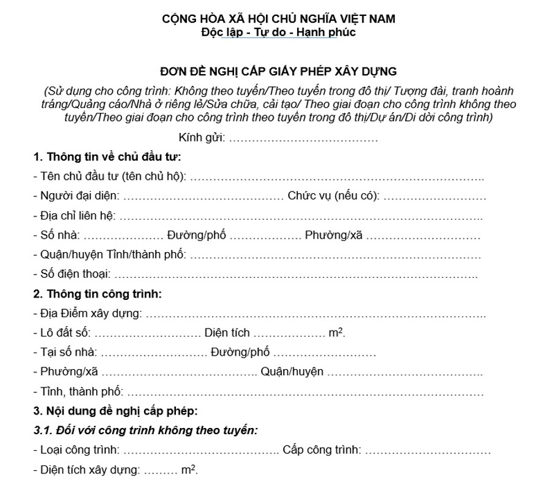 Chuẩn bị hồ sơ, giấy phép xin cải tạo nhà ở