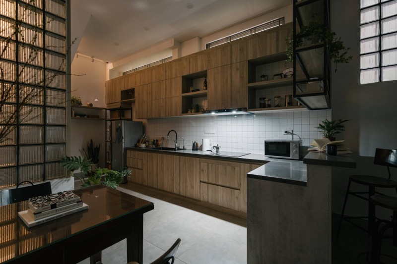 Khu vực bếp sau cải tạo