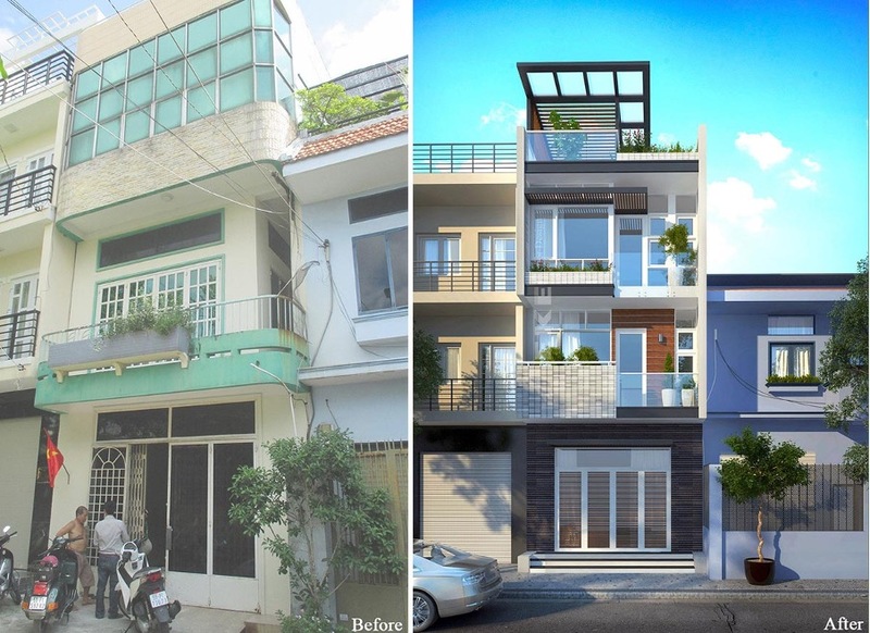 Khi cải tạo nhà phố, chủ nhà nên tận dụng triệt để thiết kế ban đầu, tránh việc phá bỏ hay thay đổi bố cục phòng ốc nếu không có một mục đích cụ thể