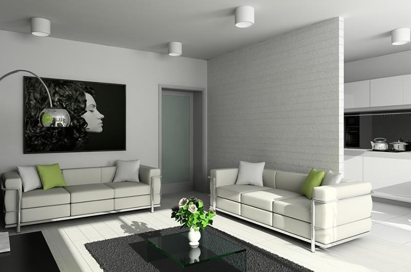 Vách ngăn tường thạch cao vừa nhẹ, bền, thẩm mỹ lại rất dễ thi công, tạo nên không gian sang trọng mang đậm tính hiện đại.