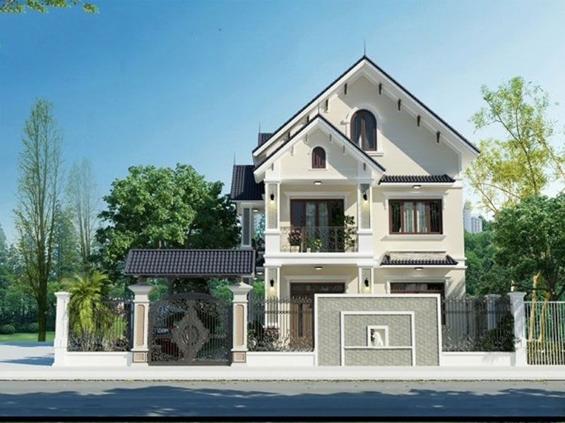 Phối cảnh ngôi nhà sau khi hoàn thiện