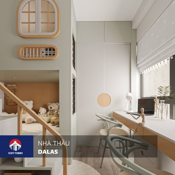 Tối ưu không gian bằng những món đồ nội thất đa chức năng như cầu thang kết hợp tủ để đồ