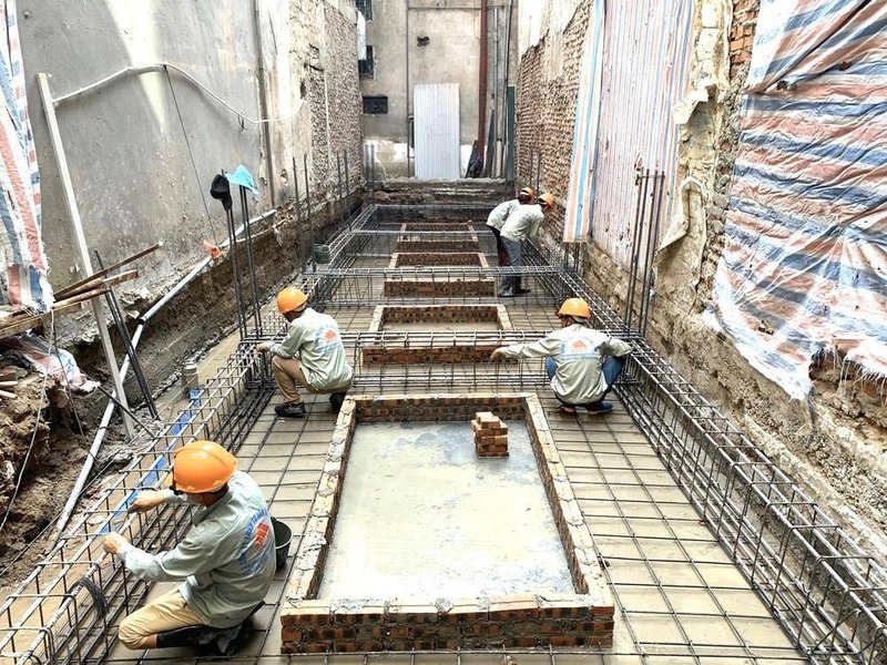 Xây dựng phần ngầm và phần thô
