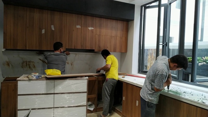 Lắp đặt nội thất cho căn nhà 2 tầng