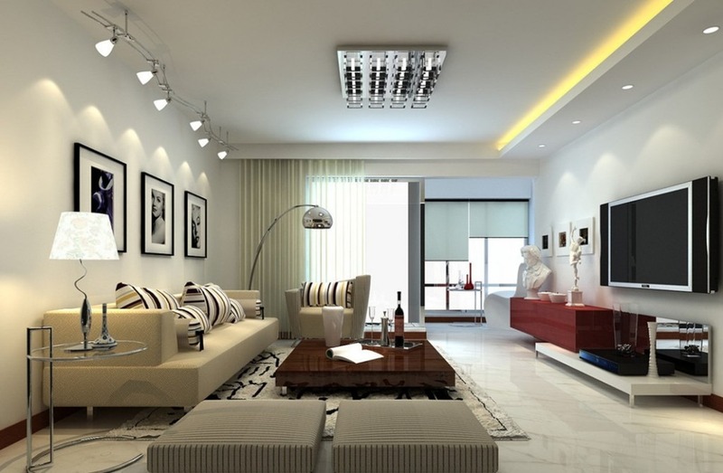 Cửa sổ kính bố trí rèm treo giúp chủ nhân điều chỉnh ánh sáng chiếu vào phòng