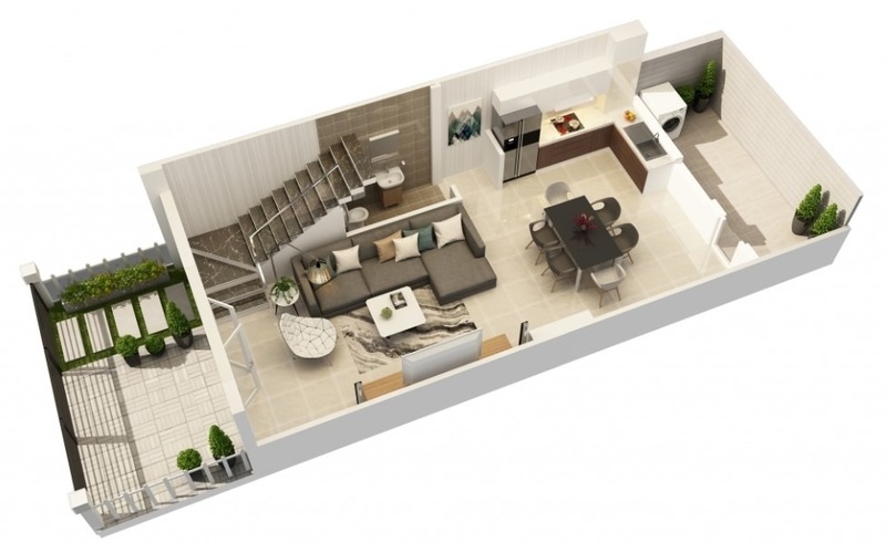 Thiết kế phối cảnh 3D là bản vẽ mô tả ý tưởng của kiến trúc sư theo không gian đã có 1 cách chân thực nhất